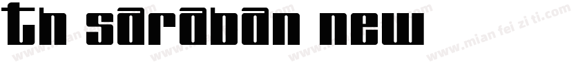 th saraban new字体转换